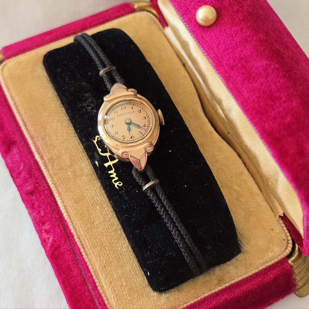 Vtg. WESTFIELD ANNE By Bulova Ladies Wristwatch 1940s-50s